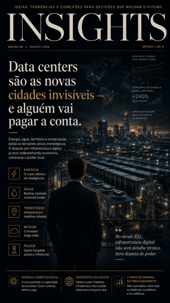 Data centers são as novas cidades invisíveis — e alguém vai pagar a conta