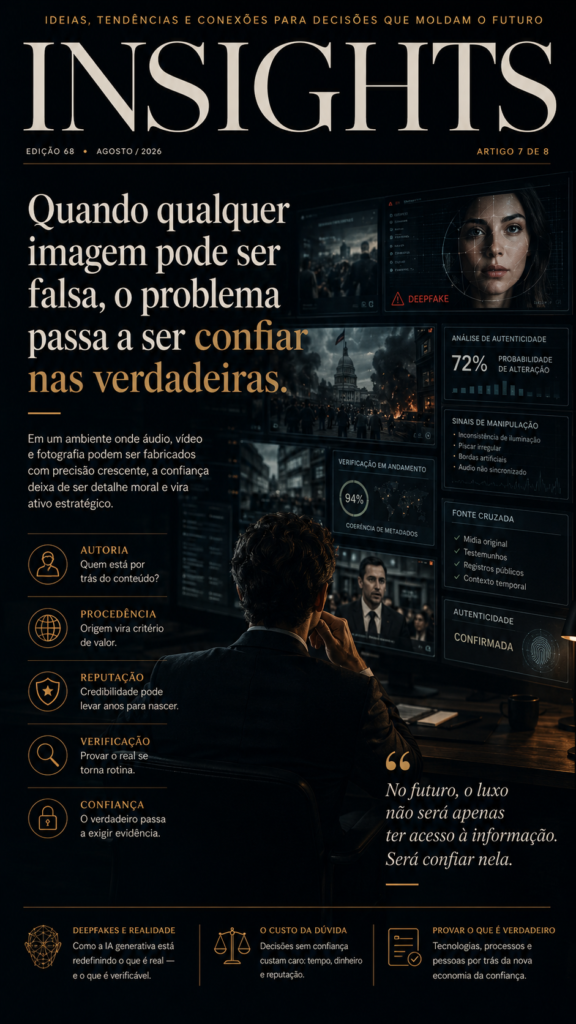 Quando qualquer imagem pode ser falsa, o problema passa a ser confiar nas verdadeiras